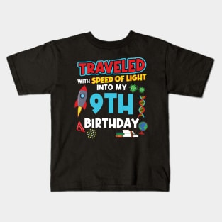 9. Birthday - Science Birthday Kids T-Shirt